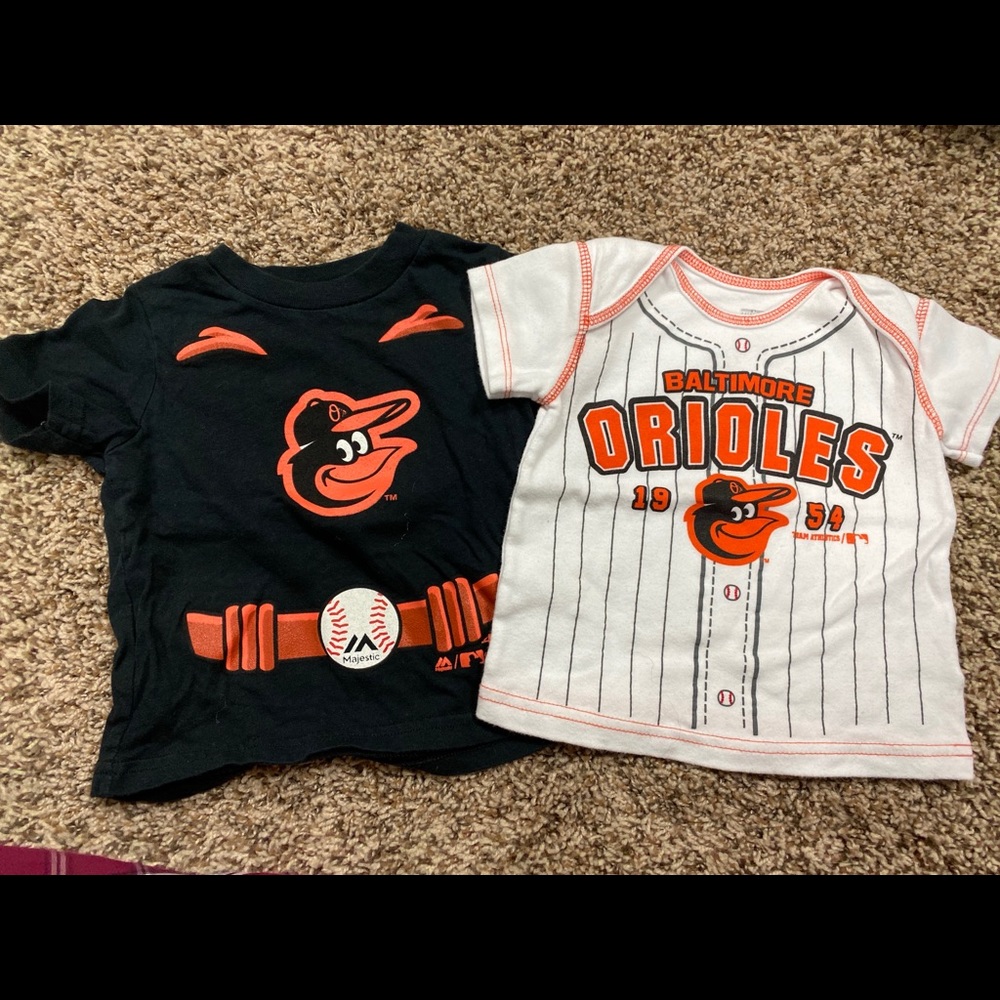 Baby Oriole Shirt Set
